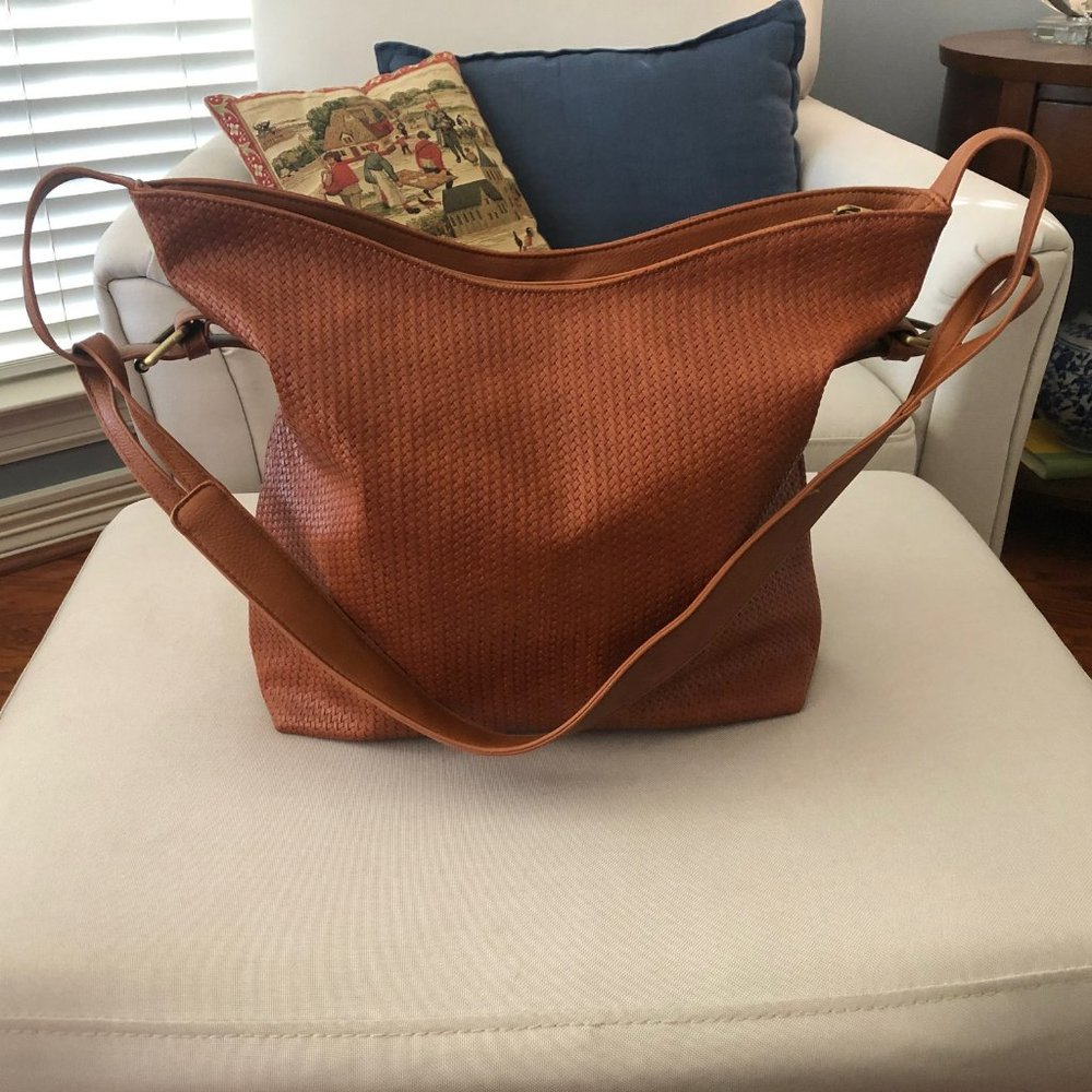 Anthropologie Camel / Tan Bag